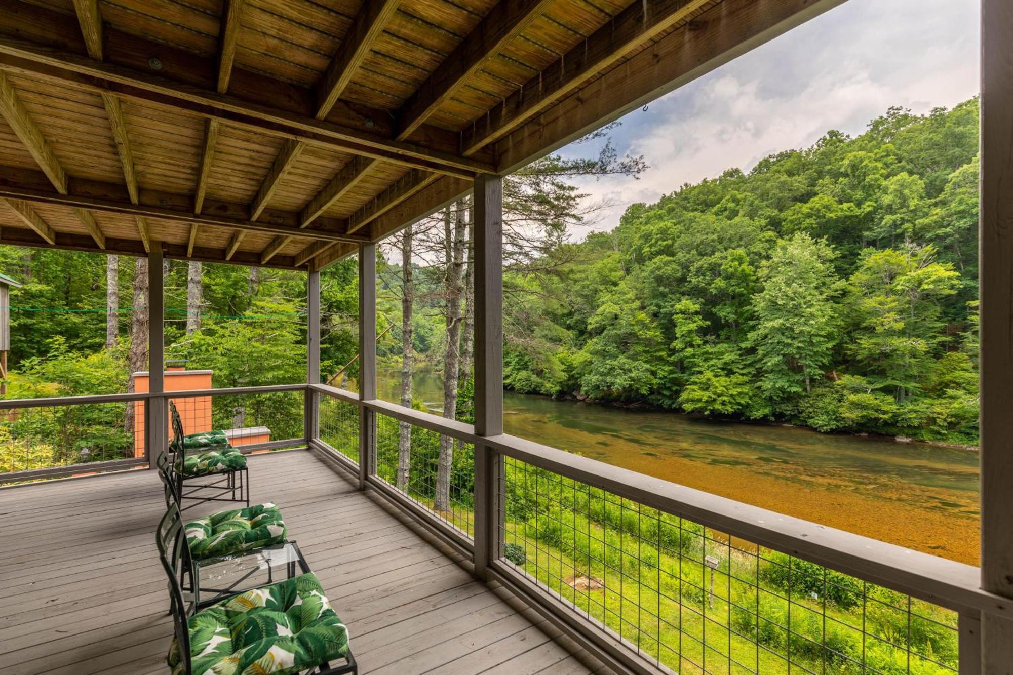 Knotty Pine Villa West Jefferson Exteriör bild